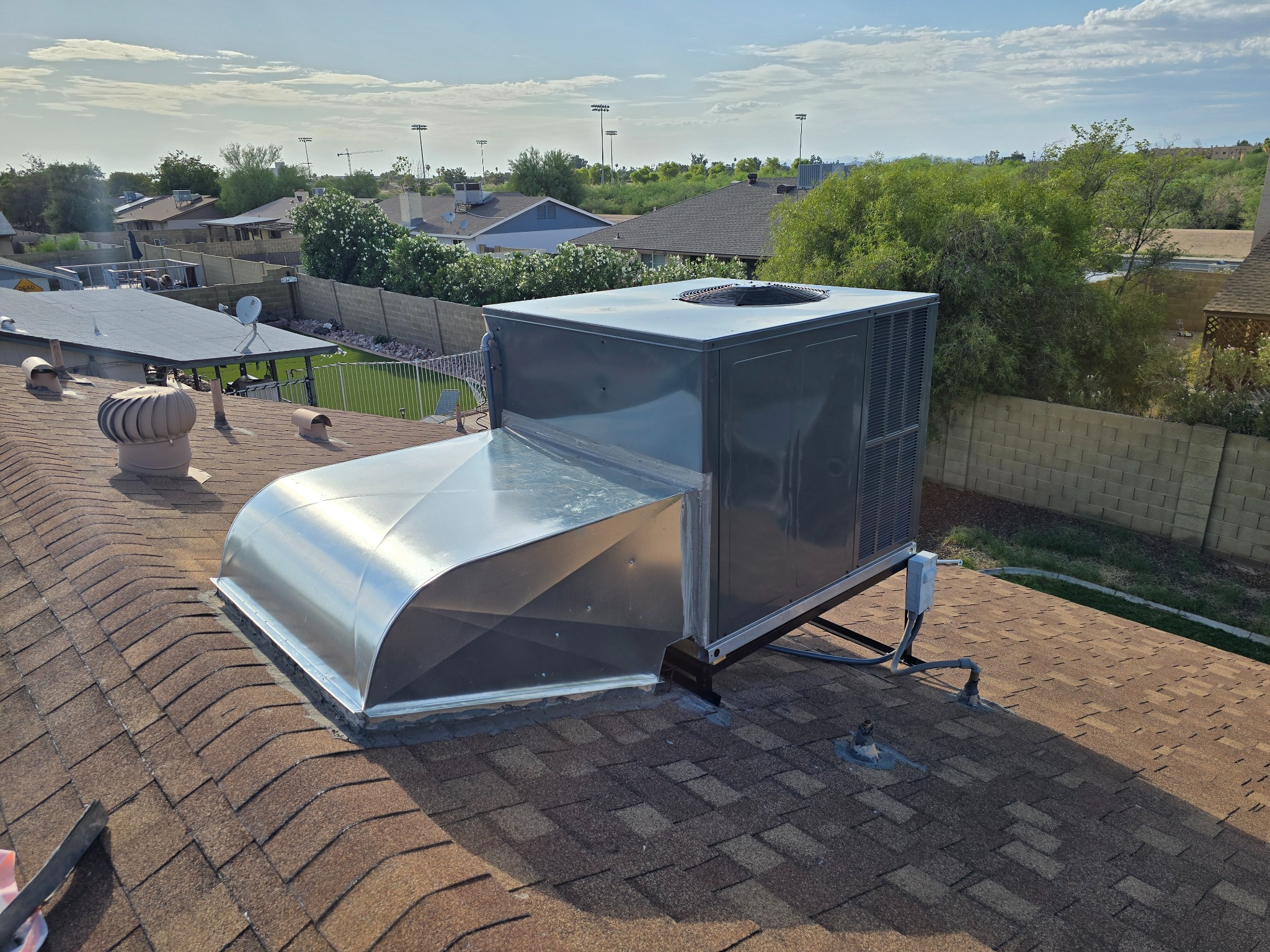 Phoenix rooftop and valley view